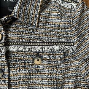 Liverpool Los Angeles Women's Tweed Blazer - Black and Blue